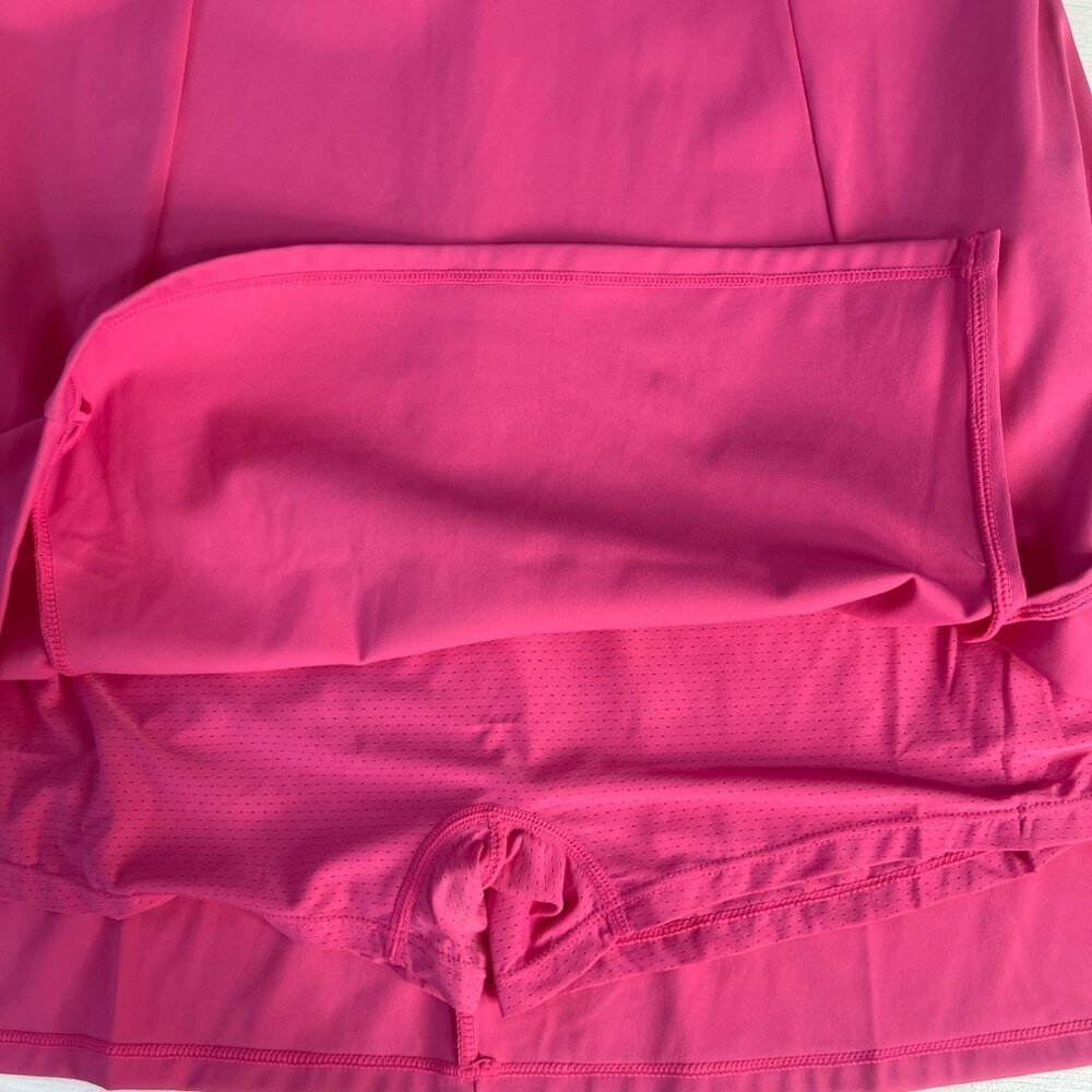 Qinsen Sleeveless Tennis Golf Dress Womens XL Pink New Undershorts - Picture 7 of 11